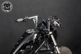 レブル250(2020〜2024年)ABS搭載モデル　極太バットマンハンドル　8インチ(メッキ)&ワイヤーセット