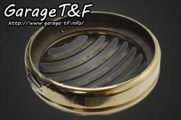 5.75インチバードゲージヘッドライト(メッキ/真鍮)