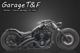 ドラッグスター400　ベントマフラー(ブラック)タイプ2