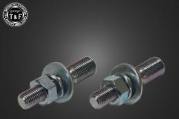 バルカン400　ドームハンドルポスト4インチ(コントラスト)