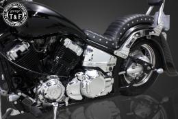 ドラッグスター400　ダミープライマリーカバー(メッキ/D)