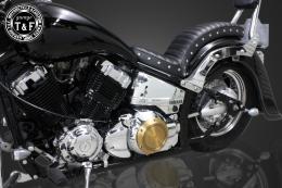 ドラッグスター400　ダミープライマリーカバー(メッキ/I)