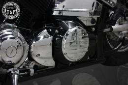 ドラッグスター400　ダミープライマリーカバー(ブラック/A)