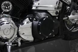 ドラッグスター400　ダミープライマリーカバー(マットブラック/E)