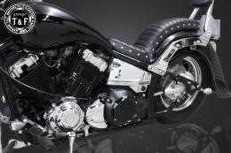 ドラッグスター400　ダミープライマリーカバー(マットブラック/E)