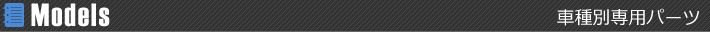 車種別専用パーツ、モデル